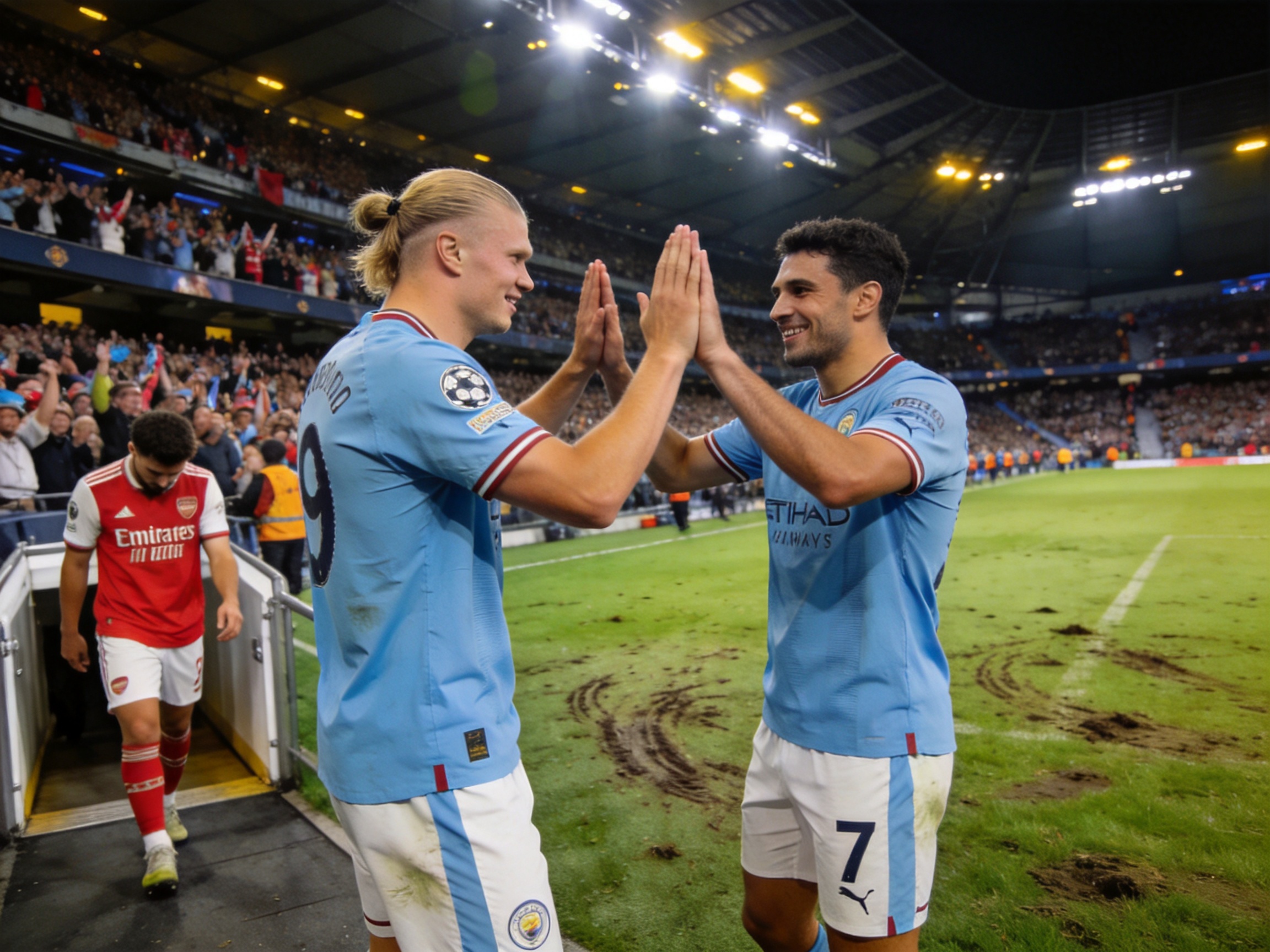英超曼城3-0阿森纳赛后数据复盘